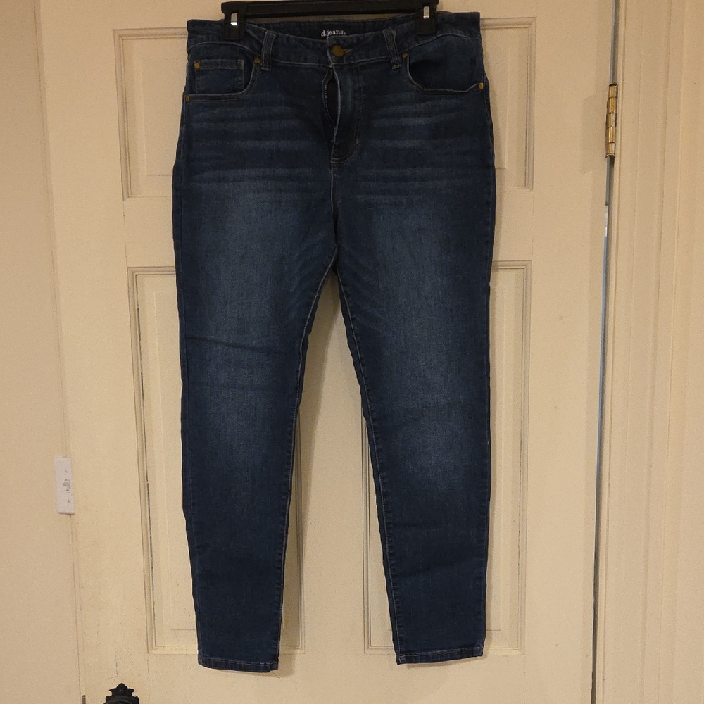 d. jeans Women's Skinny Ankle Sz 14